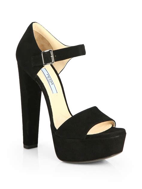 prada platforms shoes|prada suede platform.